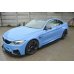 Накладки сплиттеры на пороги на BMW M4 F82 M-Performance